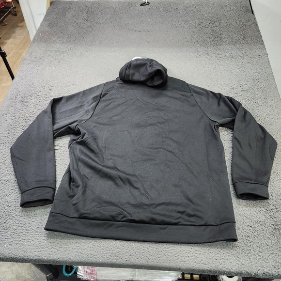 Nike Dri-FIT Hoodie Mens XL Black Full Zip Fleece Athletic Sweatshirt Running - Picture 7 of 8